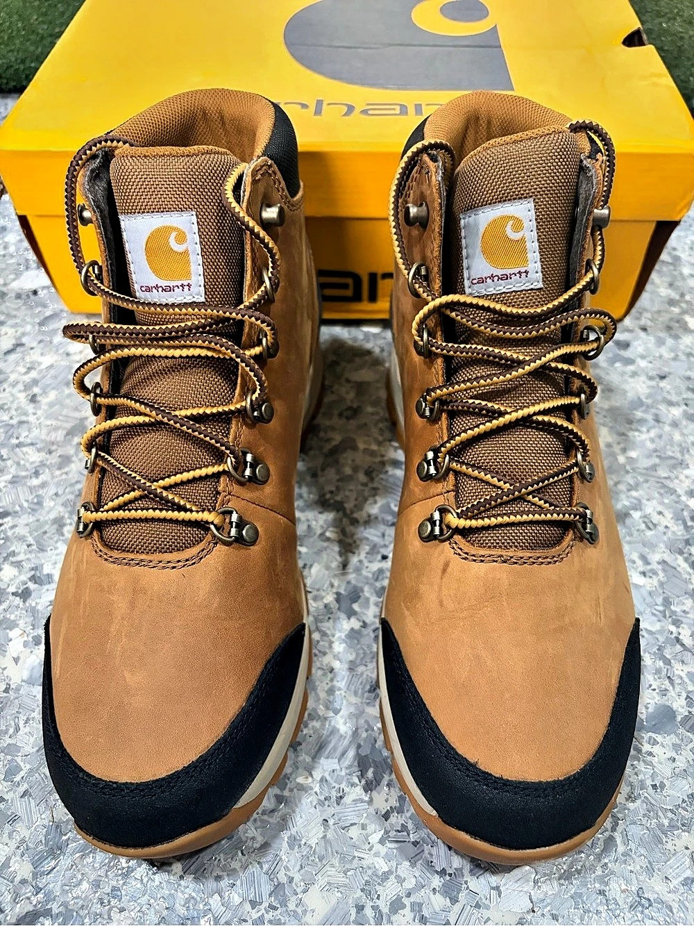 Carhartt Ground Force Waterproof Work Boot Brown & Black US 10.5
